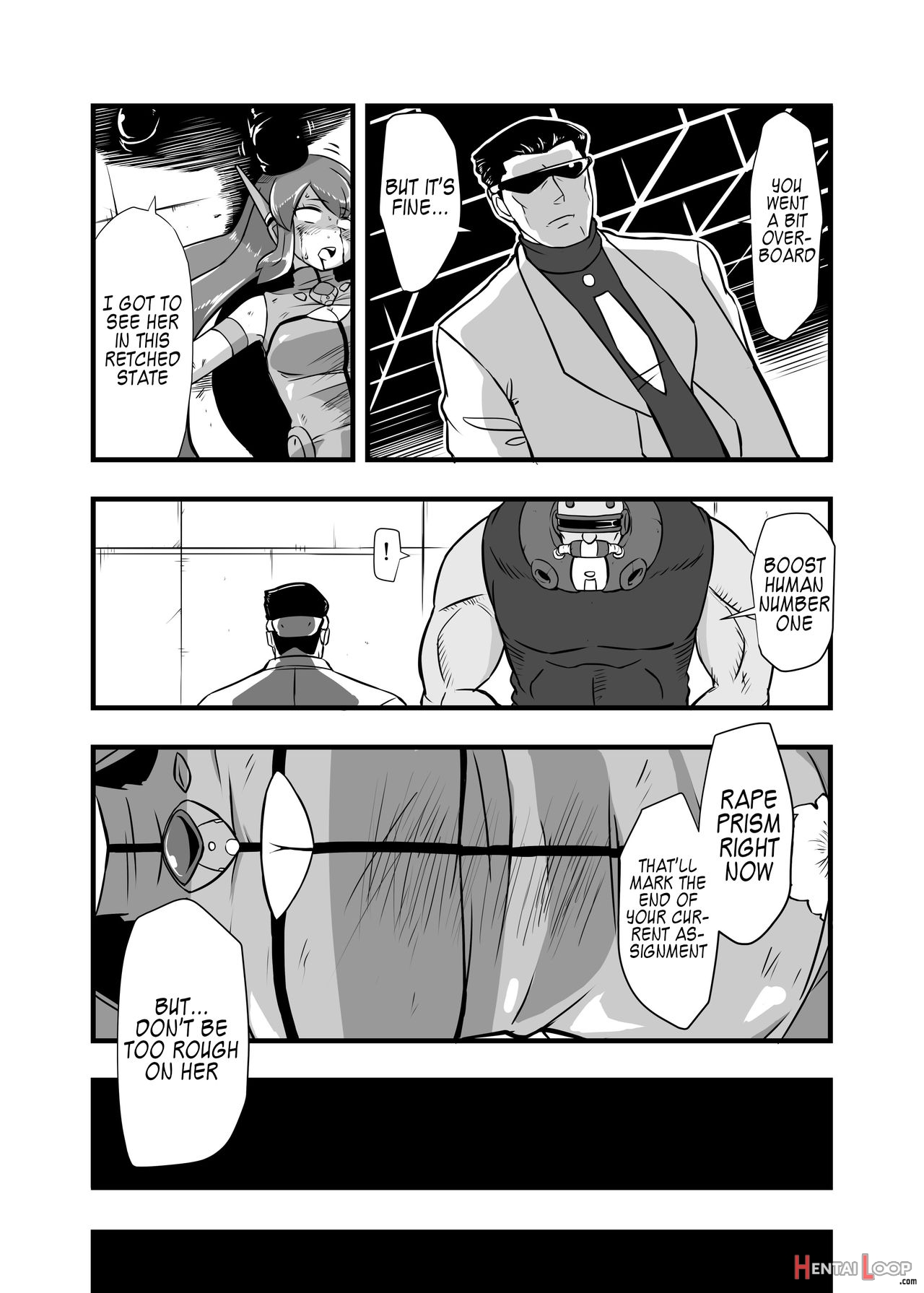 Aku No Soshiki Ni Haiboku Shite Ryoujoku Sareru Henshin Heroine Prism Crown page 27