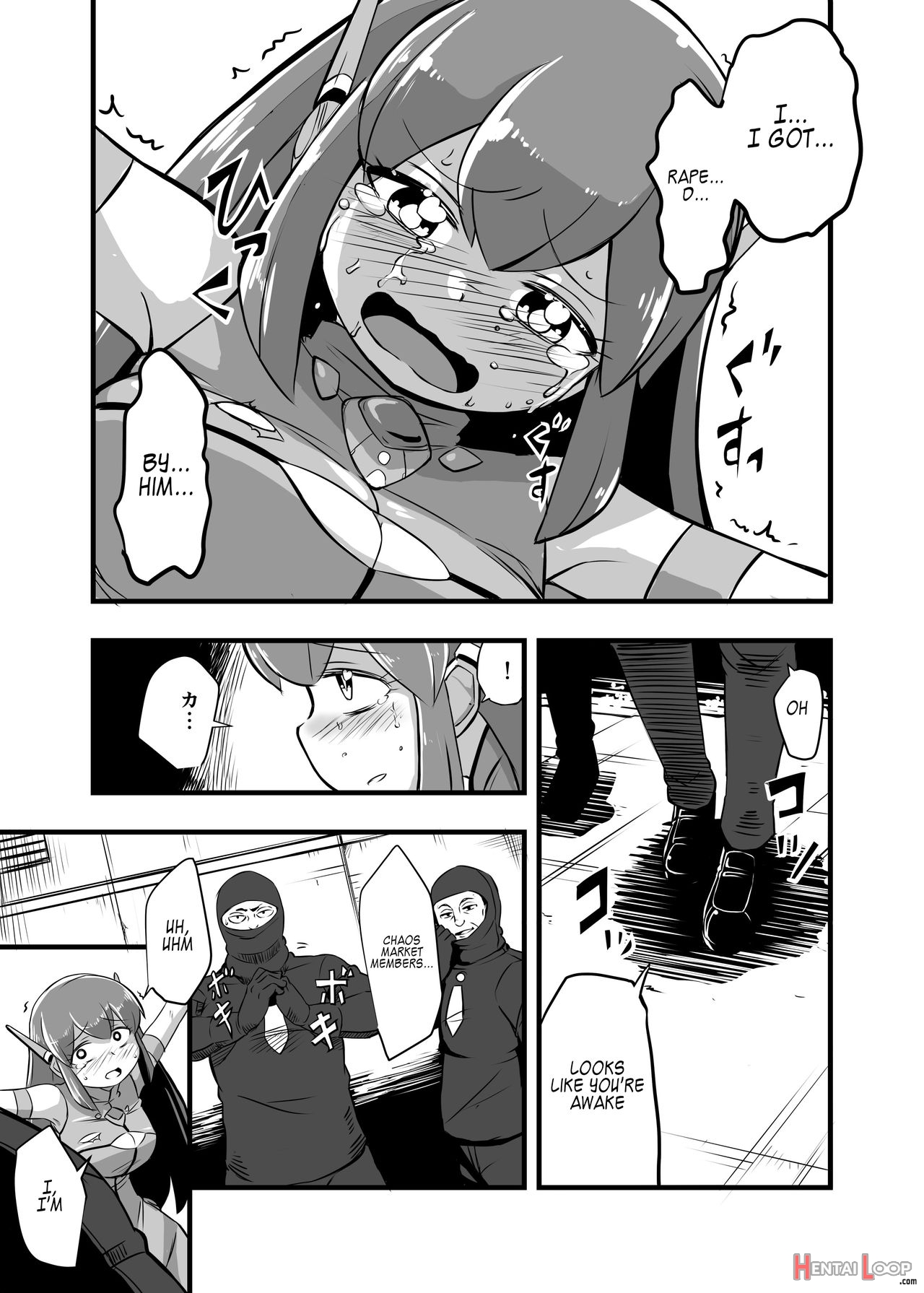 Aku No Soshiki Ni Haiboku Shite Ryoujoku Sareru Henshin Heroine Prism Crown page 43