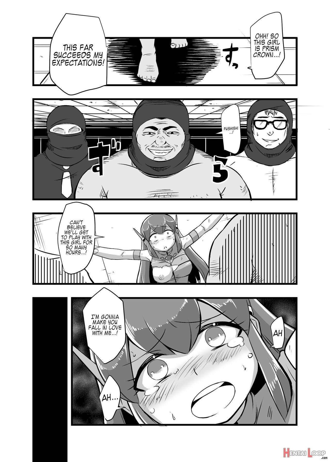 Aku No Soshiki Ni Haiboku Shite Ryoujoku Sareru Henshin Heroine Prism Crown page 57