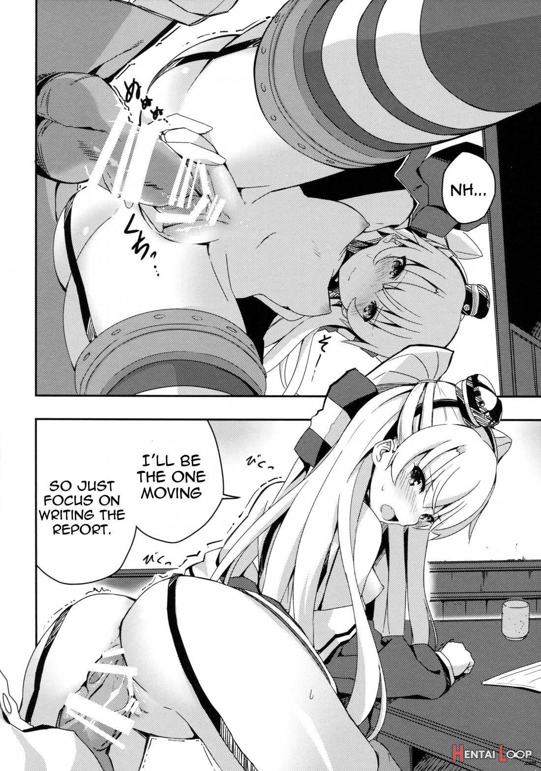 Amatsukaze To Tetsuya De H Shinagara Houkokusho page 13