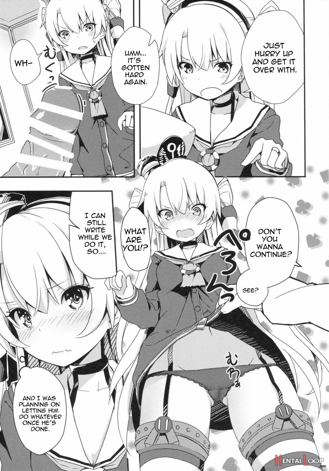 Amatsukaze To Tetsuya De H Shinagara Houkokusho page 6