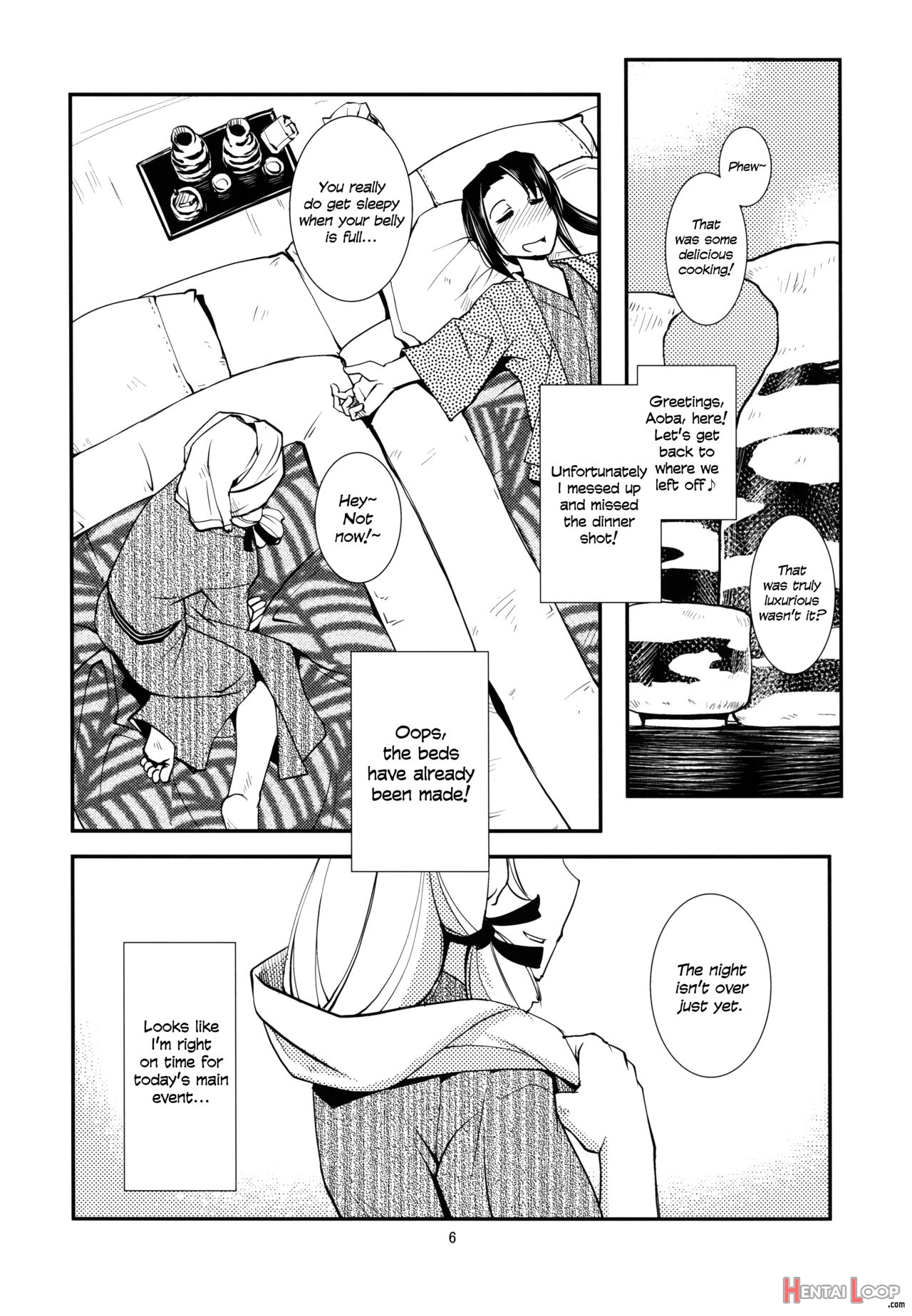 Aoba's Unexpected Secret Report page 8