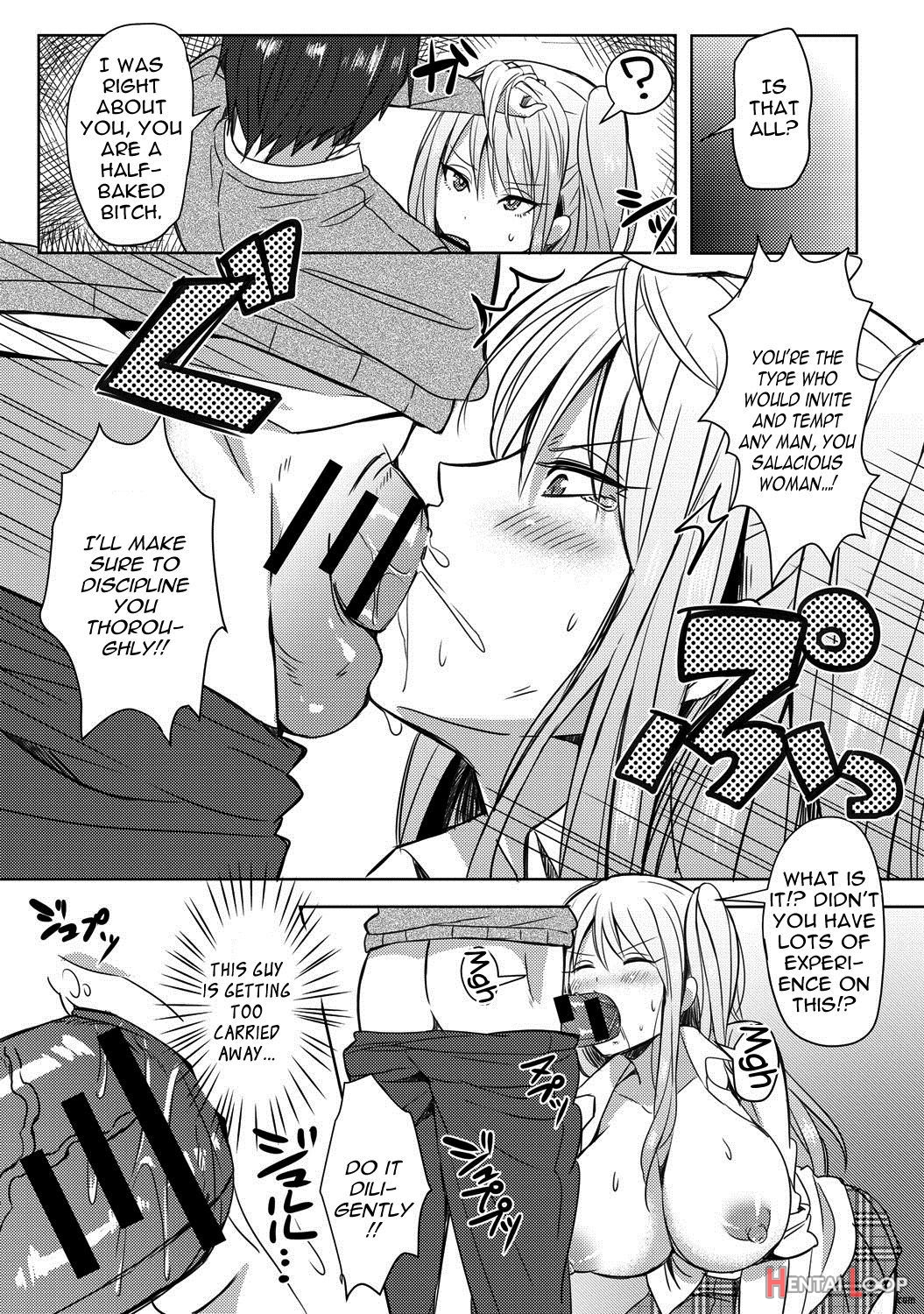 Bitch-chan Vs. Megane-kun page 10