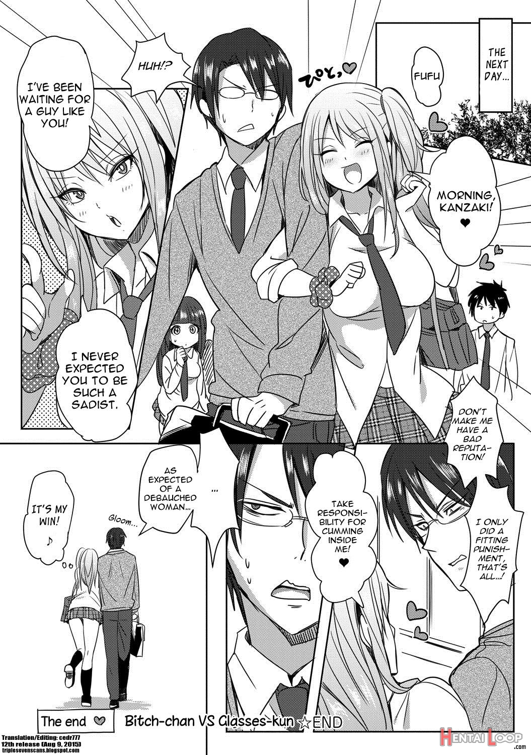 Bitch-chan Vs. Megane-kun page 16