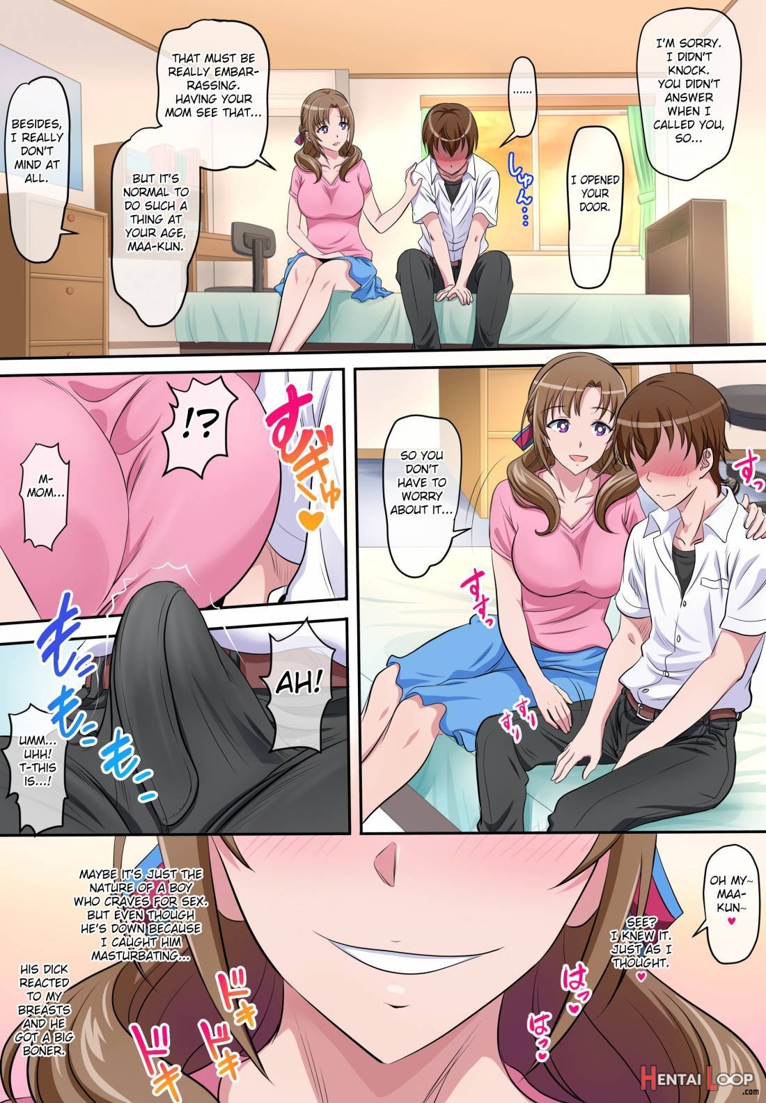 Boshi Soukan ~musuko O Yuuwaku Shite Sex Shichau Bijin De Sukebe Na Okaa-san~ page 6