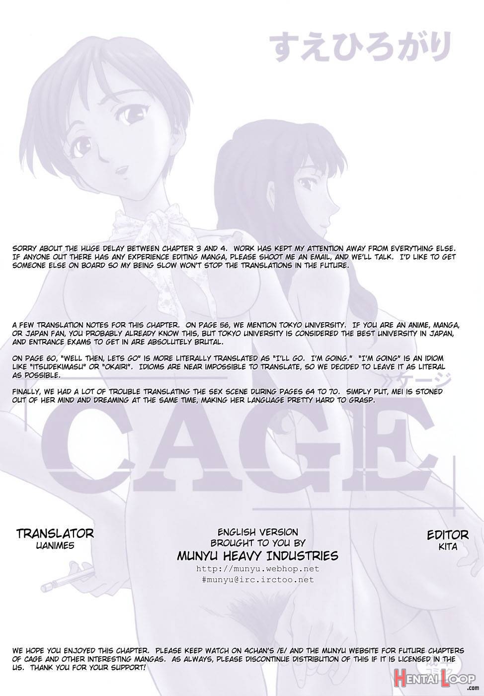 Cage page 73