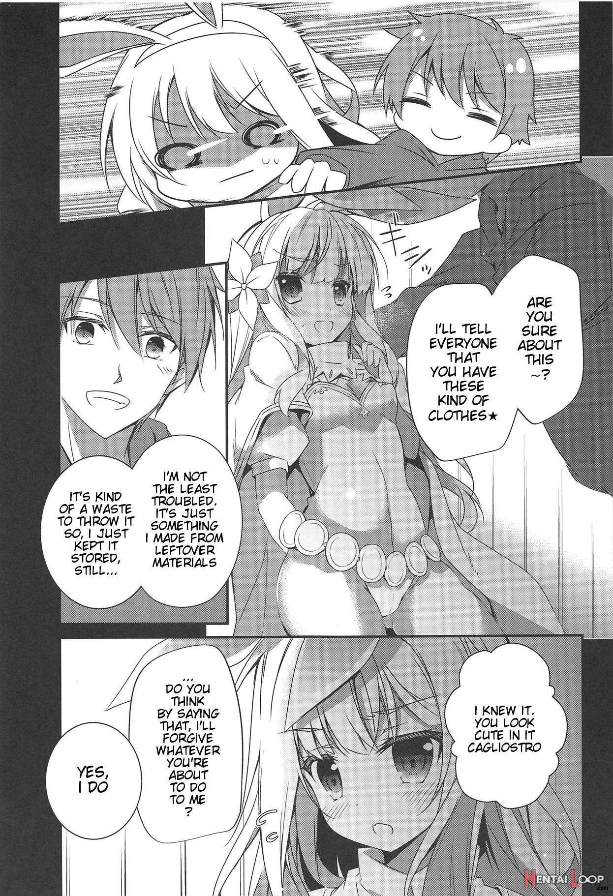 Cagliostro Wa Sekaiichi Kawaii Kara Xxx Shite Mo Ii Yo Ne page 4