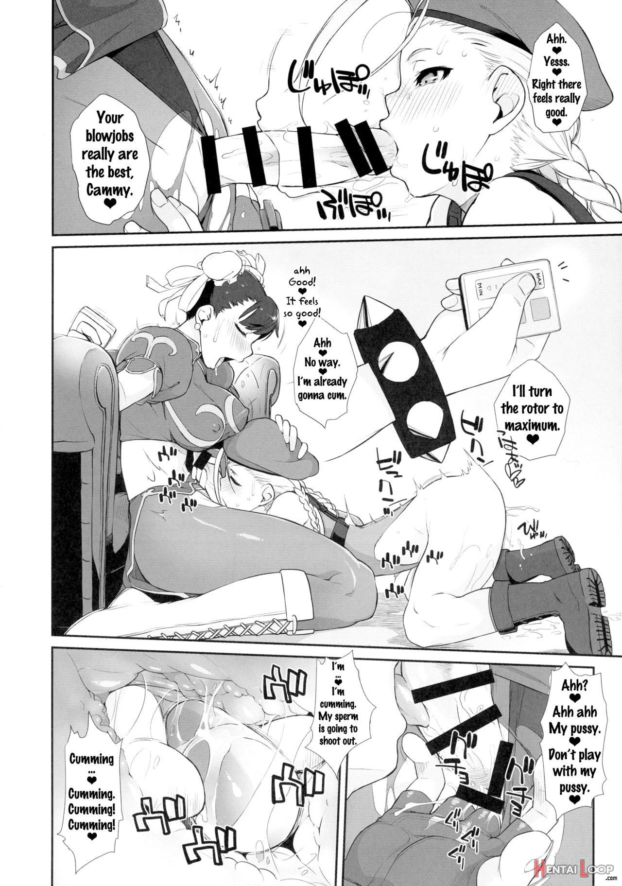 Cammy To Futanari Chun-li No, Erohon. page 14