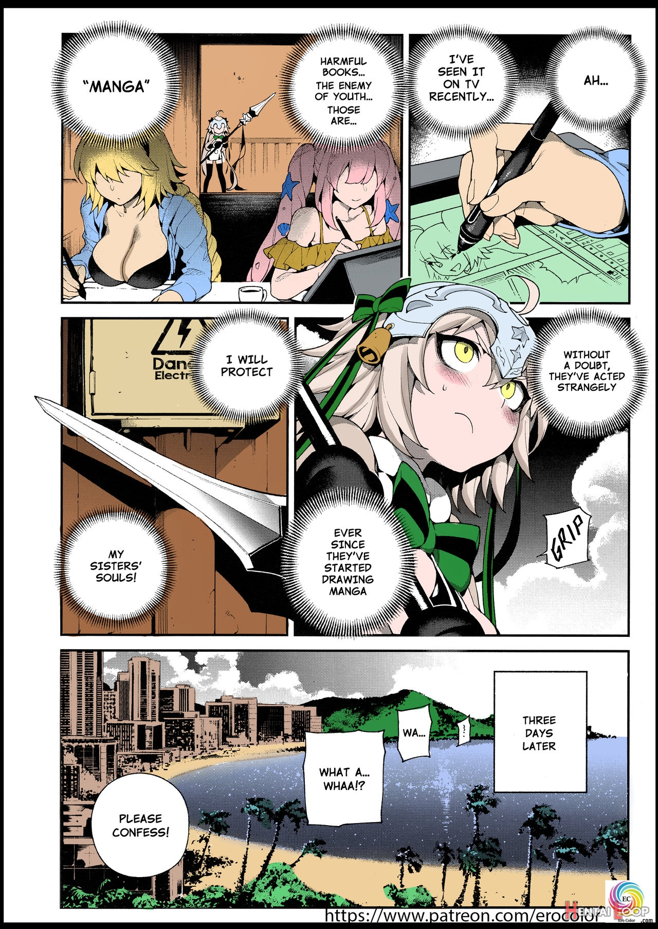 Chaldea Mania – Kuro & Shiro – Colorized page 3