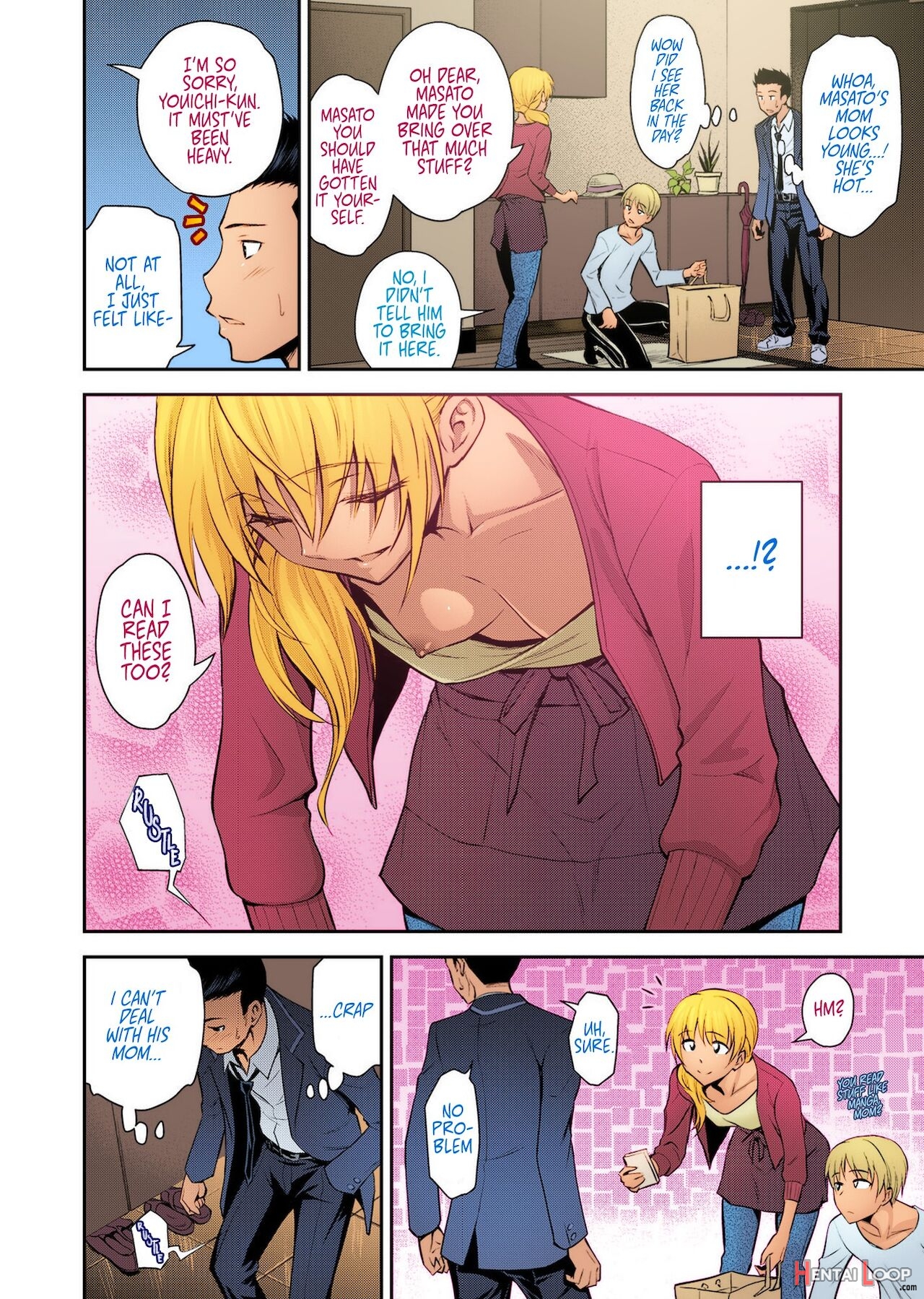 Doukyuusei No Wakai Haha – Colorized page 3