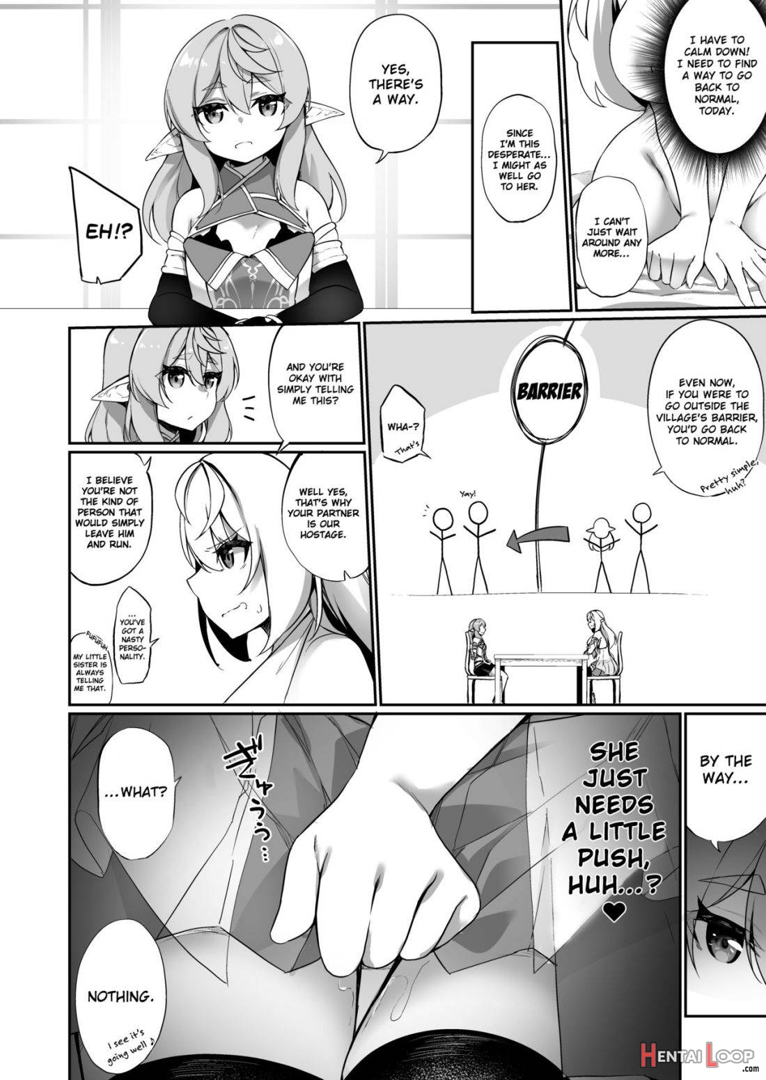 ♂ Boukensha-san Ga ♀ Elf Ni Sarete Shinyuu(nakama) To Musubareru Hanashi page 21