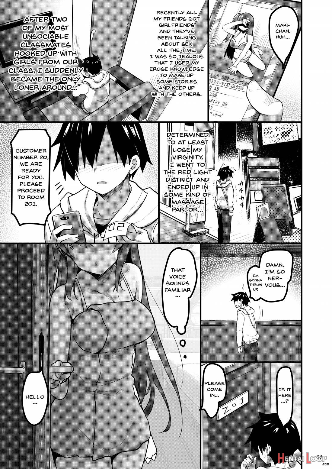 Ecchi Na Massage-ya Ni Kitara Classmate Ga Dete Kita Hanashi page 2