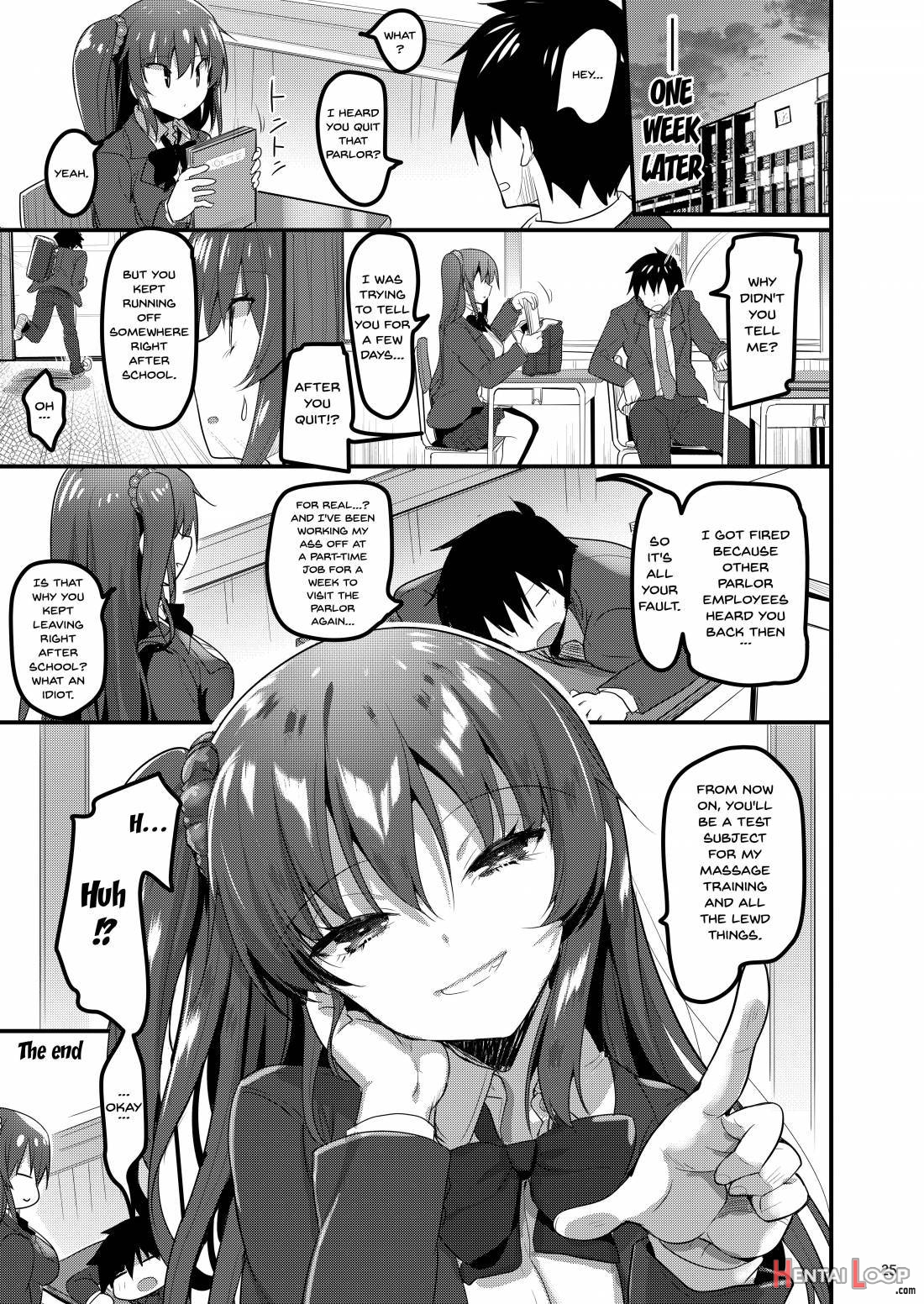 Ecchi Na Massage-ya Ni Kitara Classmate Ga Dete Kita Hanashi page 24