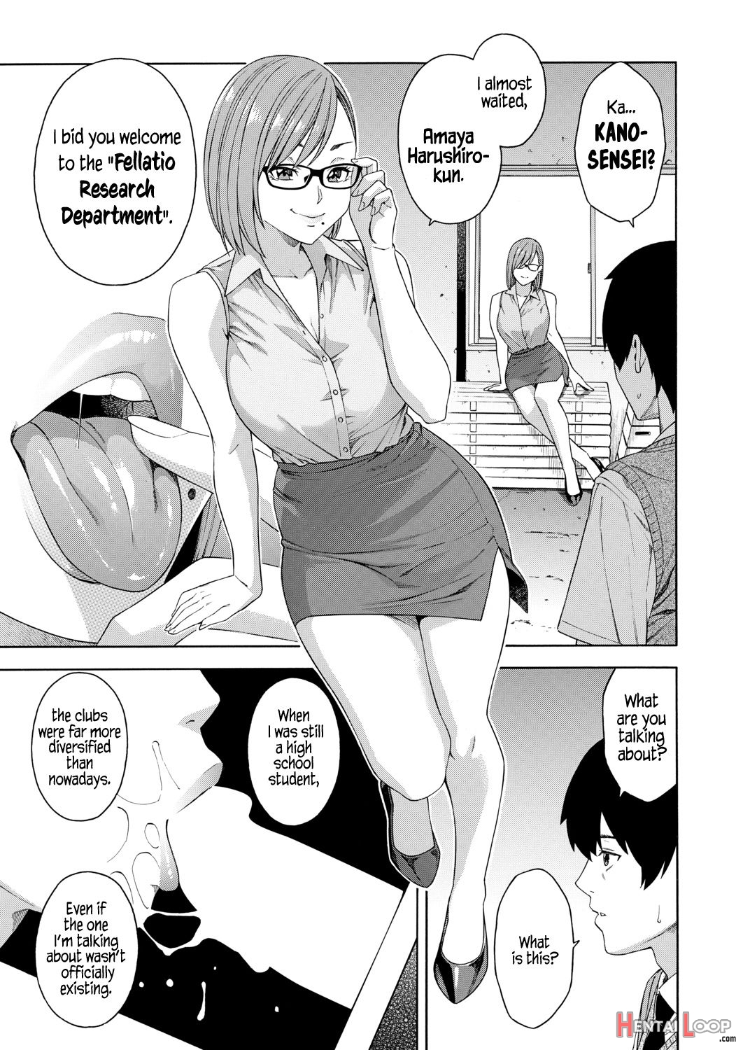 Fellatio Kenkyuubu Ch. 1 page 7