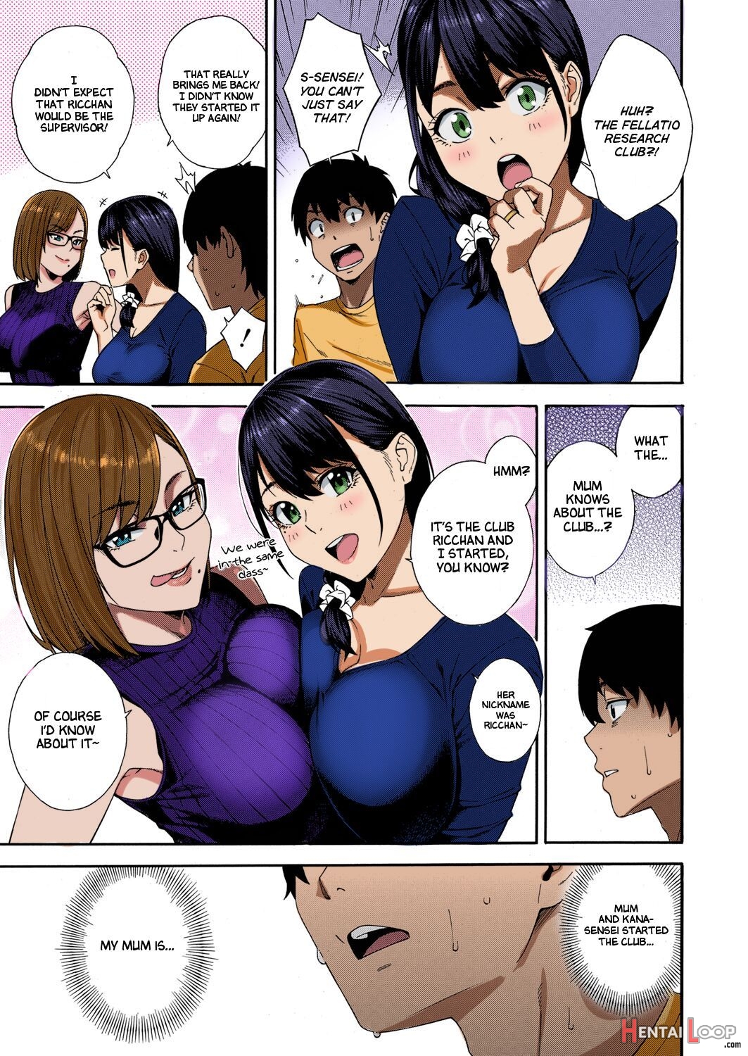 Fellatio Kenkyuubu Ch. 4 – Colorized page 11