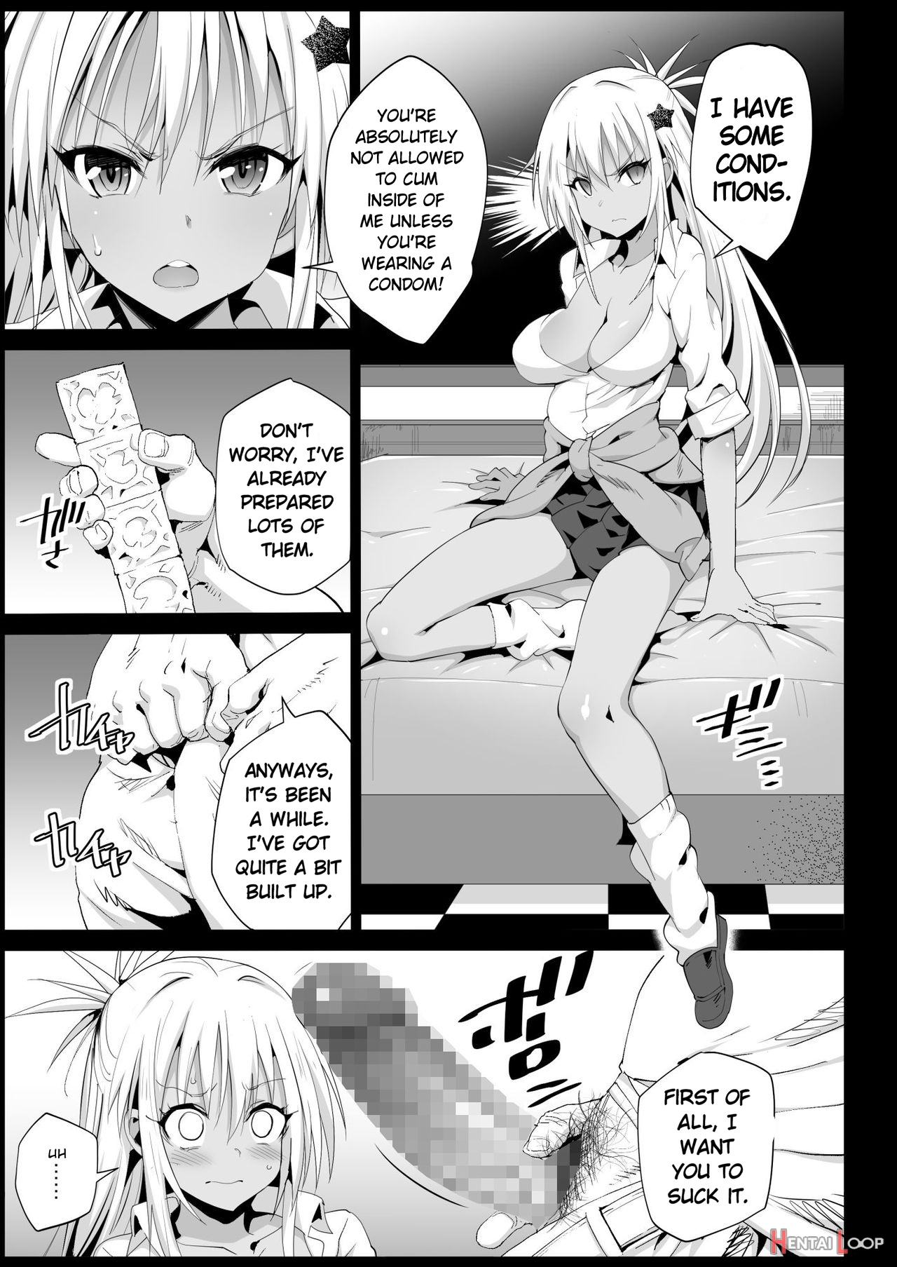 Forced Sex Service 2 ~i Want To Hold A Dark Skinned High School Gal In My Arms~ page 8