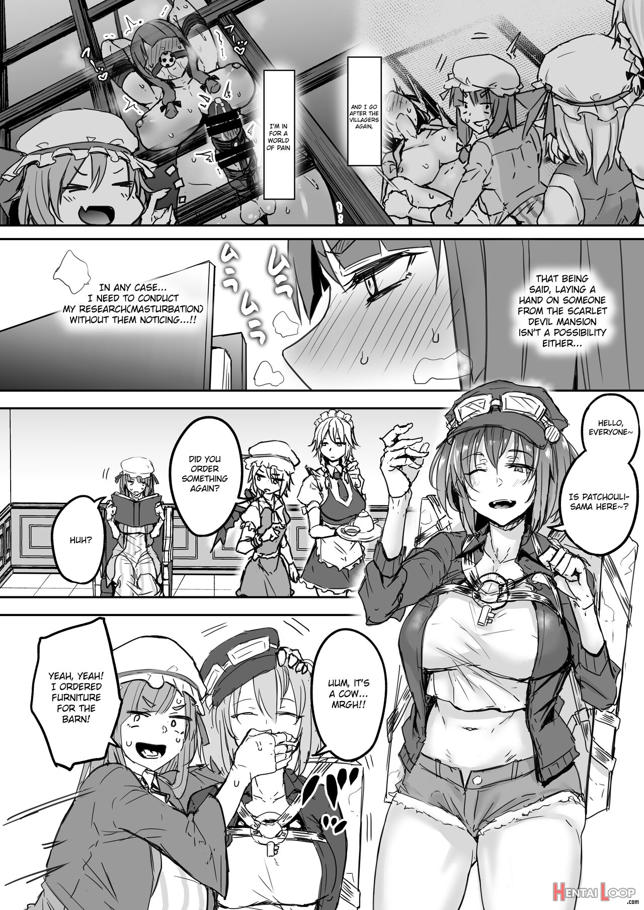 Futanari Daitoshokan Ga Gihindai De Onaru Hanashi page 5