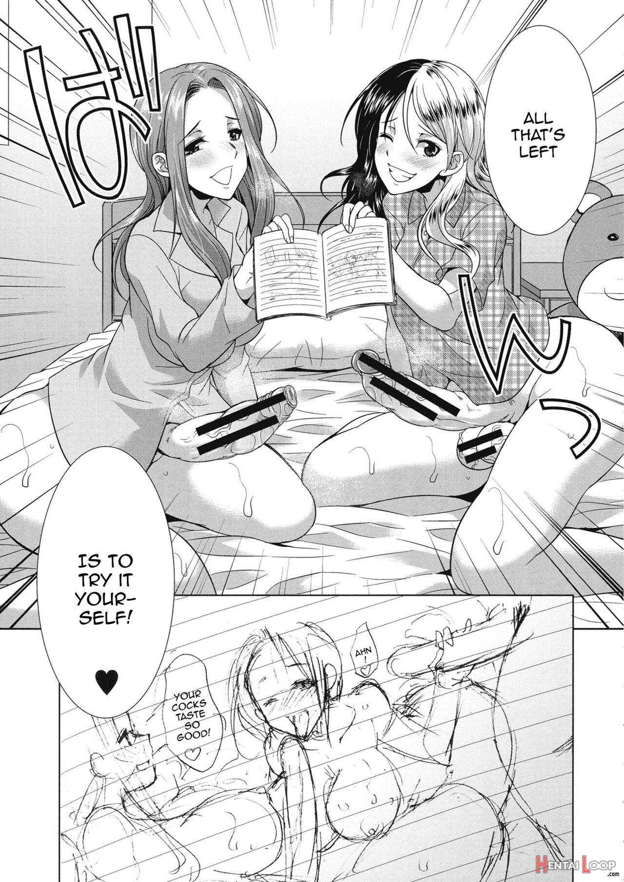 Futanari Gal Vs Bitch Sisters Ch. 1-4 page 128