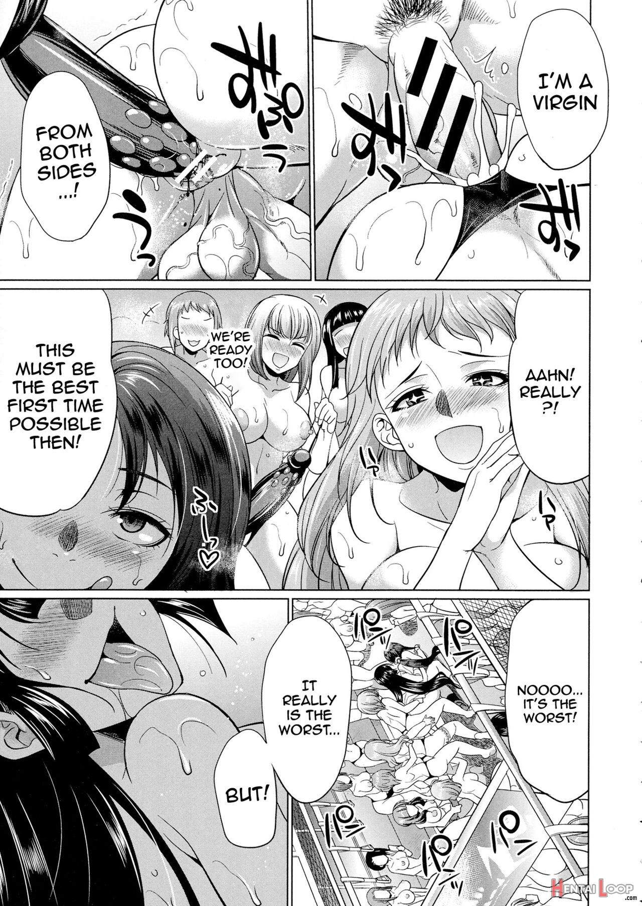 Futanari Gal Vs Bitch Sisters Ch. 1-4 page 184