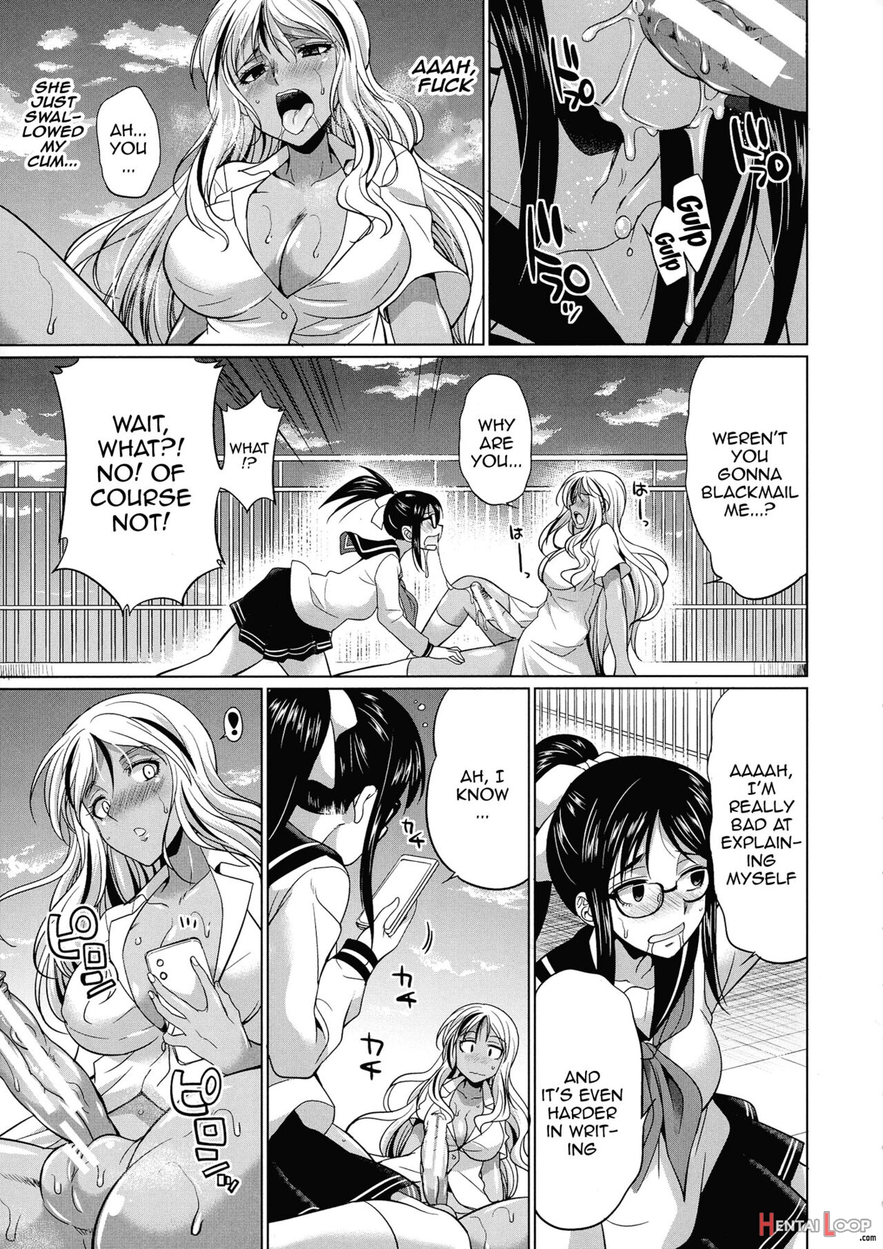Futanari Gal Vs Bitch Sisters Ch. 1-4 page 28
