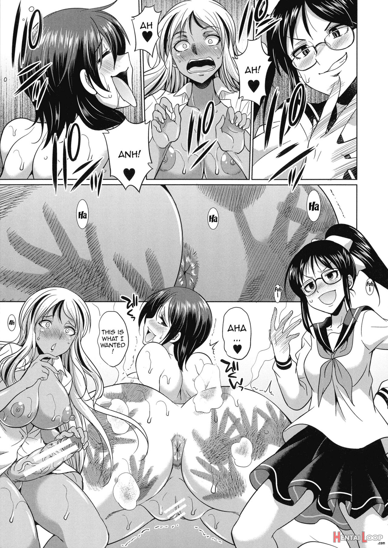 Futanari Gal Vs Bitch Sisters Ch. 1-4 page 84