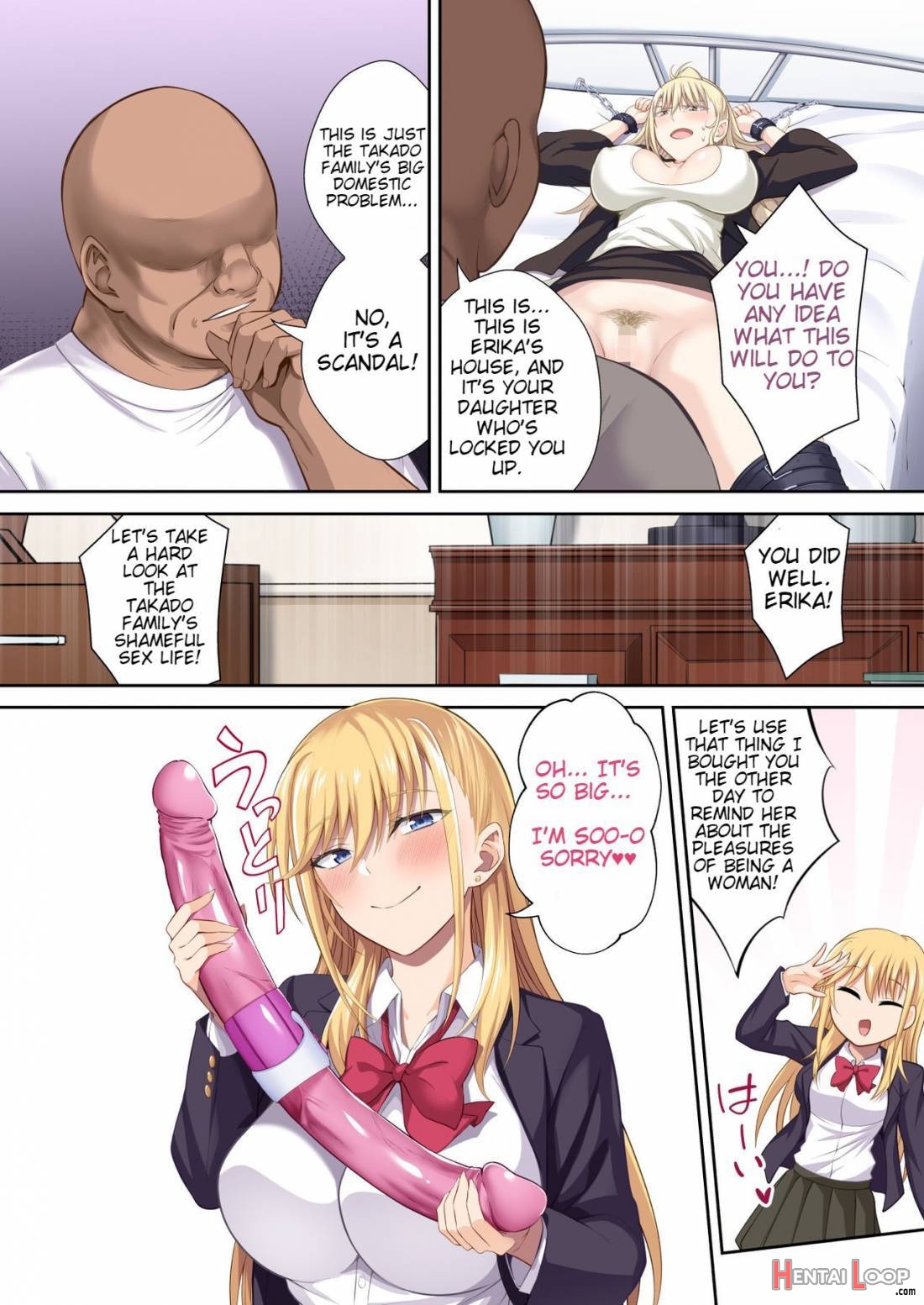 Gakuenchou Koudou Mariya O Chinpo Cleaner Nigou Ni Otosu page 21