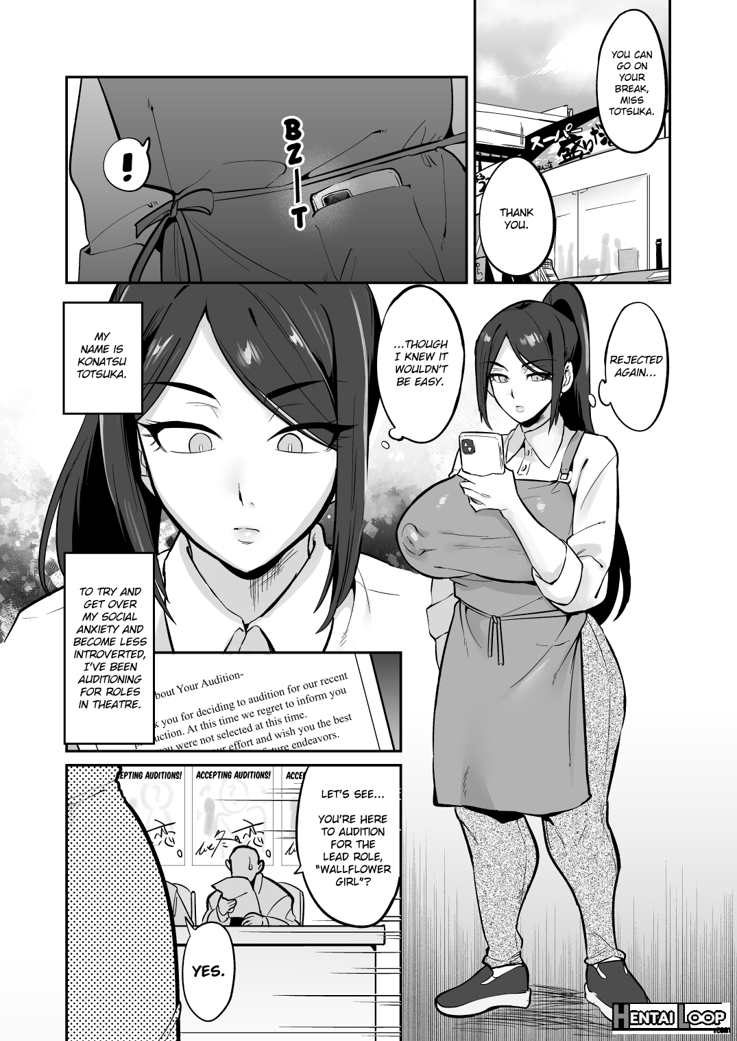 Gekidan No Mensetsu Ni Kita Muchimuchi Onna O Ogeretsu Heroine Ni Shite Mita Kekka page 2