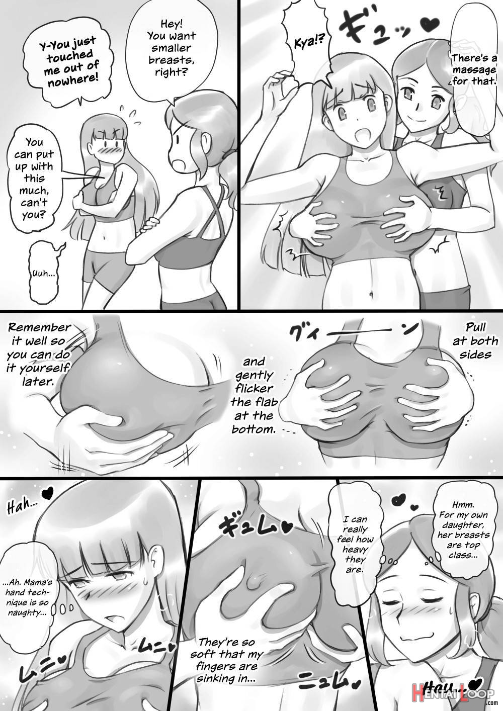 Girl On Mom: Secret Bust Lesson page 9