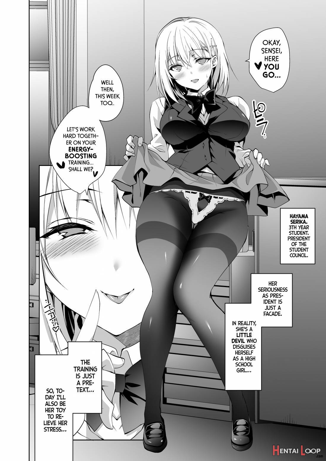 Hakoiri Otome – Seitokaichou Serika No Shasei Kanri Training page 3