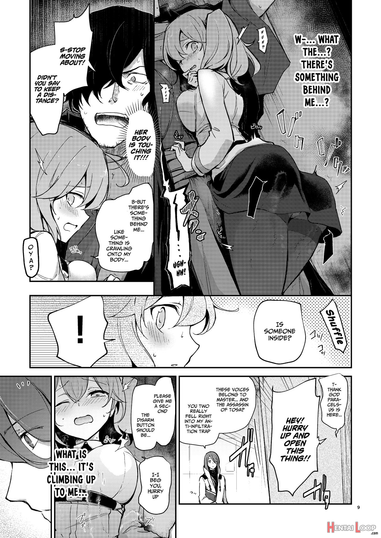 Heisho Micchaku Torappu-chuu Ni Enkaku Shokushu Ni Ijirarete Hakouchi Ga Kanzen Ni Ecchi Na Kuuki Ni Nacchaimashita page 8