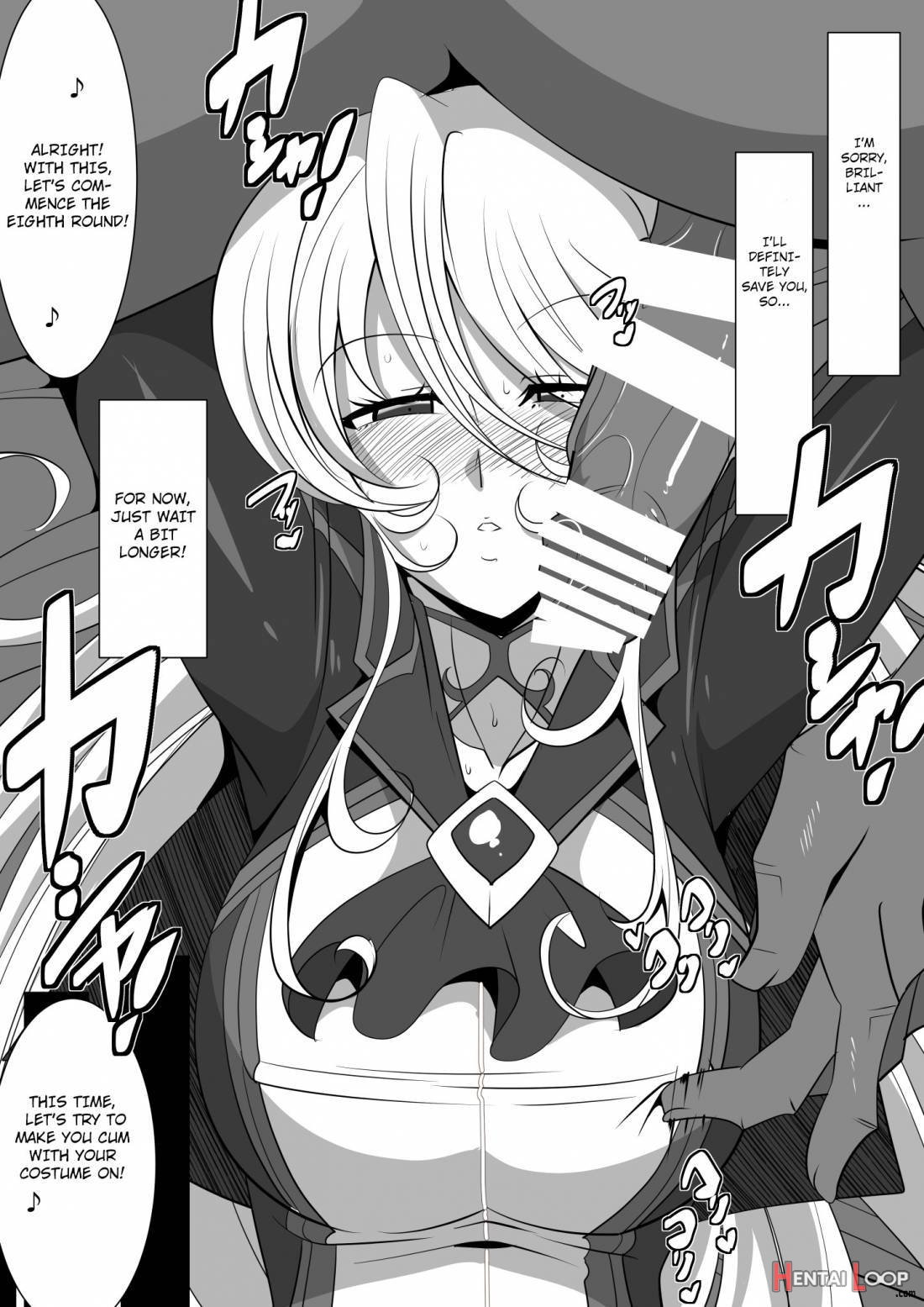 Heroine Harassment Shirogane No Anbarerl Hen Hitojichi O Torarete Nasu Subenaku Dosukebe Hero Ni Kegasareru Aku No Onna Kanbu page 36