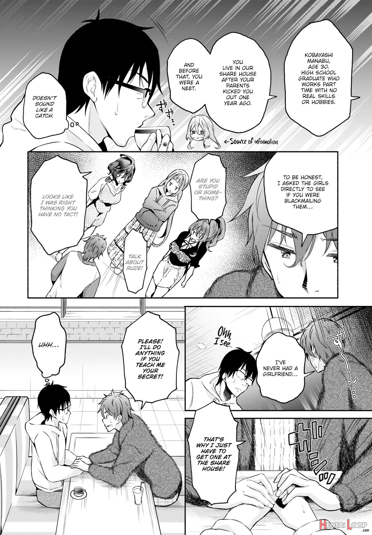 I, A Gloomy Person, Used A Magical Item To Create My Own Harem In The Shared House! Ch. 1-14 page 193