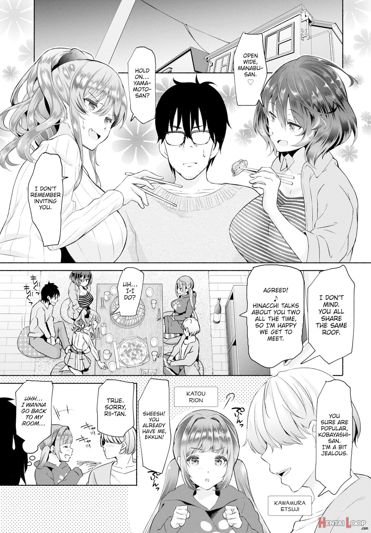 I, A Gloomy Person, Used A Magical Item To Create My Own Harem In The Shared House! Ch. 1-14 page 60