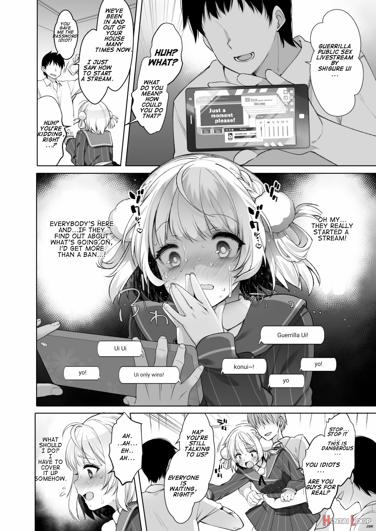 Idol Haishinsha Shigure Ui -himitsu No Douga Haishin- page 17