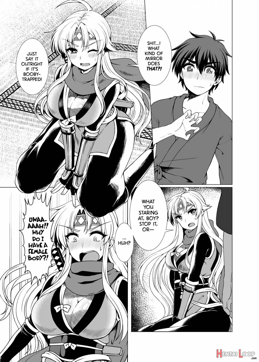 Inka Ranman ~youshi Bitai No Yami No Shinobi, Kyousei Nyotaika~ page 6