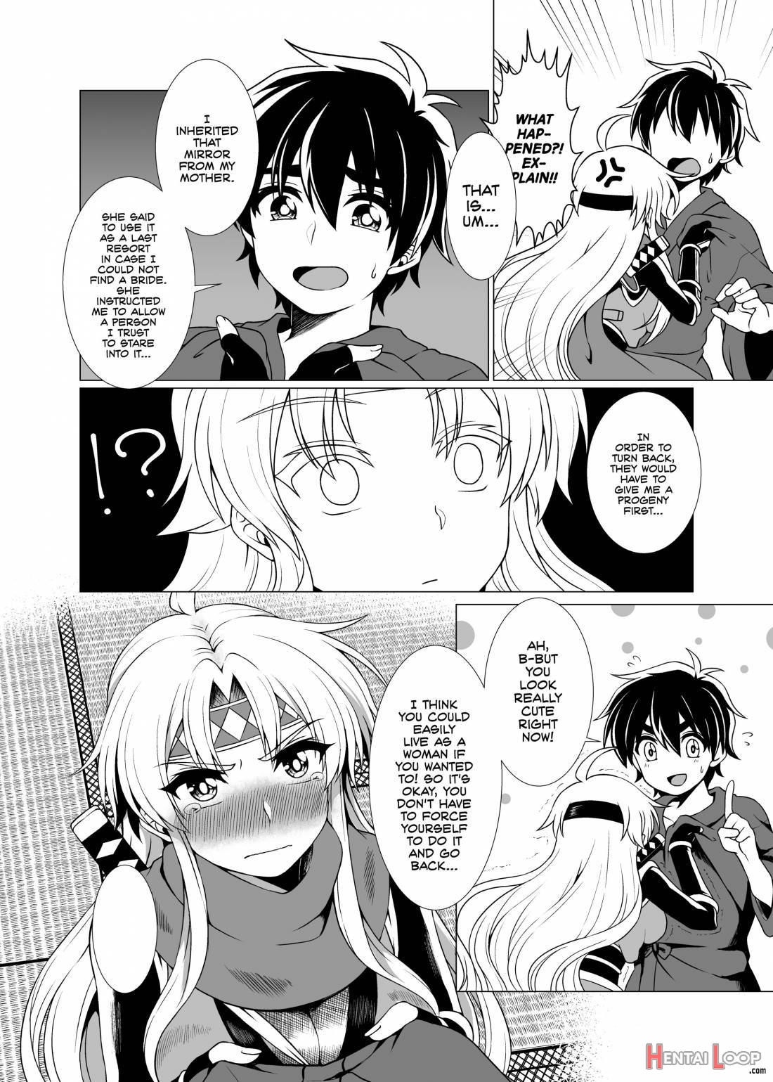 Inka Ranman ~youshi Bitai No Yami No Shinobi, Kyousei Nyotaika~ page 7