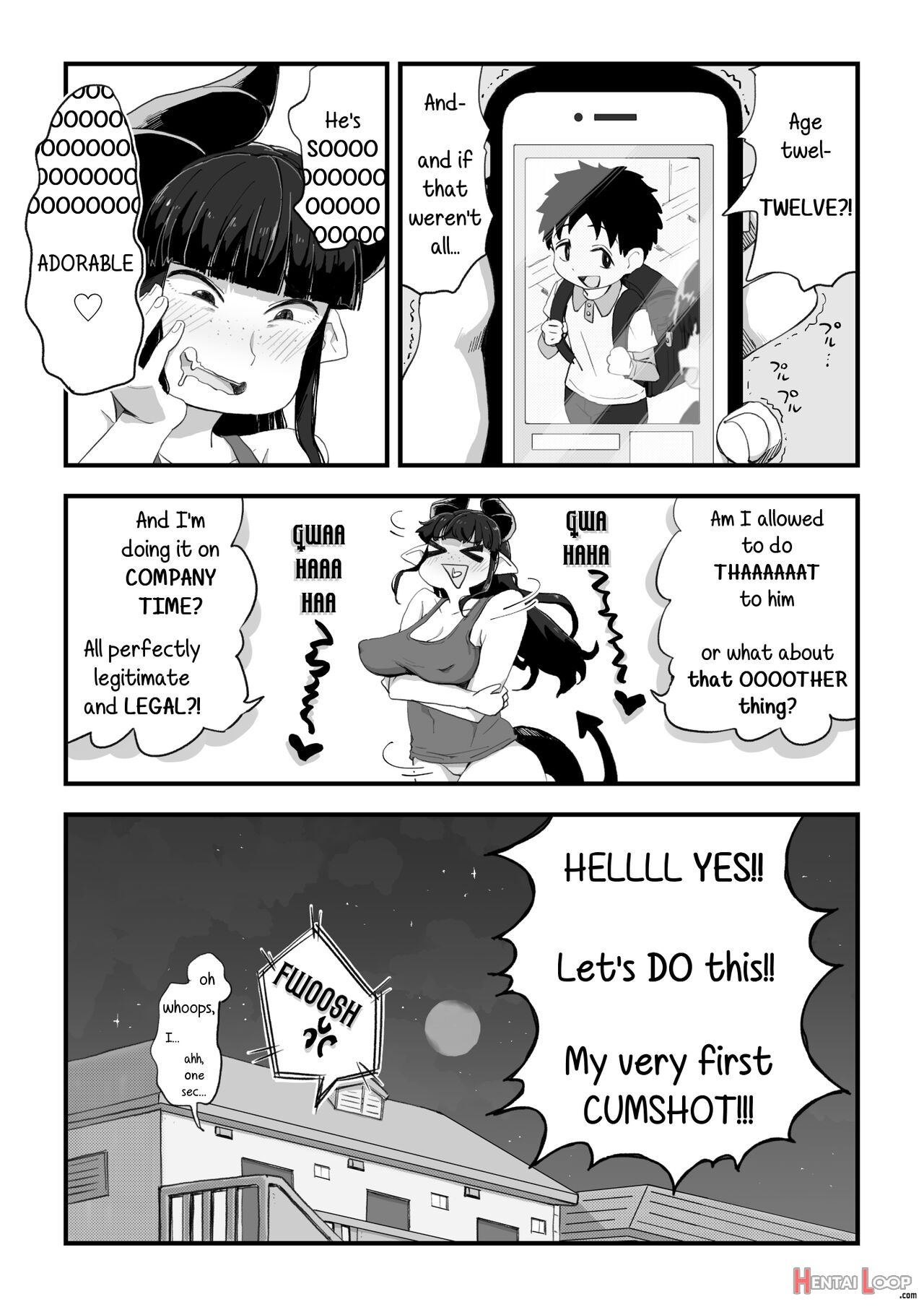 Jimi Succubus-san ~ Shotacon Mojyo Succubus Hajimete No Sakusei Gyoumu ~ page 6
