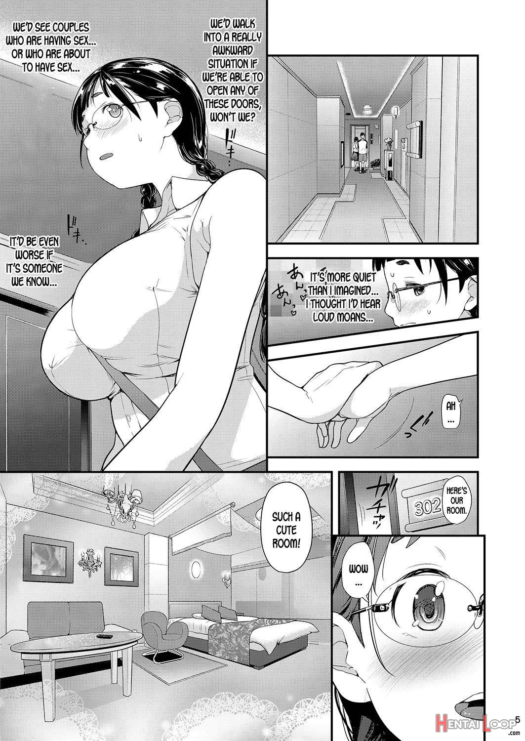 Jimiko To Ichinichijuu Sex 3 -hajimete No Love Hotel- page 4