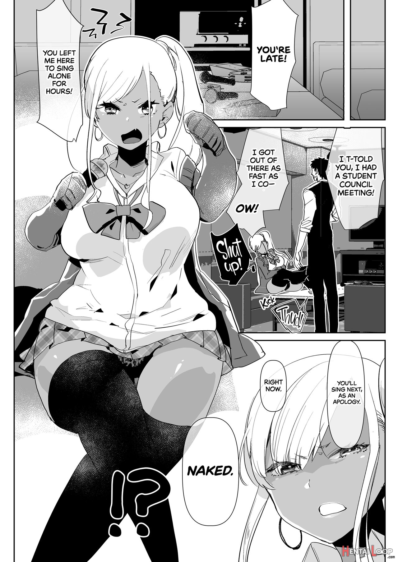 Kigen No Warui Kuro Gal Futanari Kanojo Ni Karaoke Ni Yobidasareta Kekka… page 6