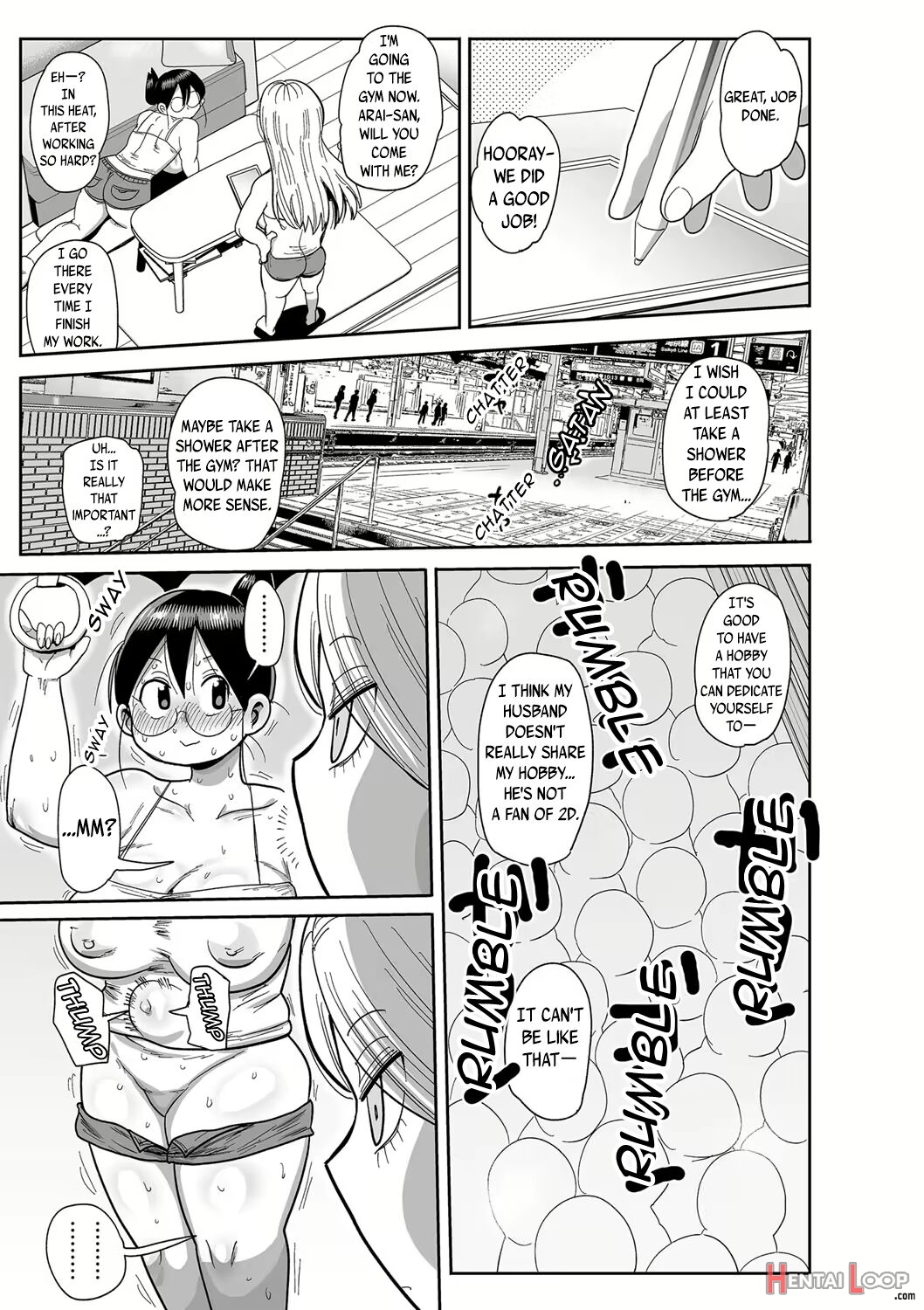 Komochi Tsuma No Arai-san: Let's Sweat At The Gym! page 5