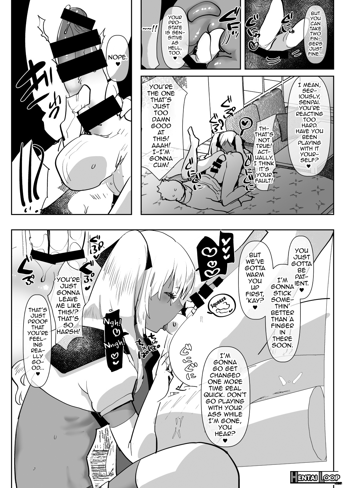 Kurogal Kouhai Otokonoko Deliheal ~ Gyaku Anal Course page 11