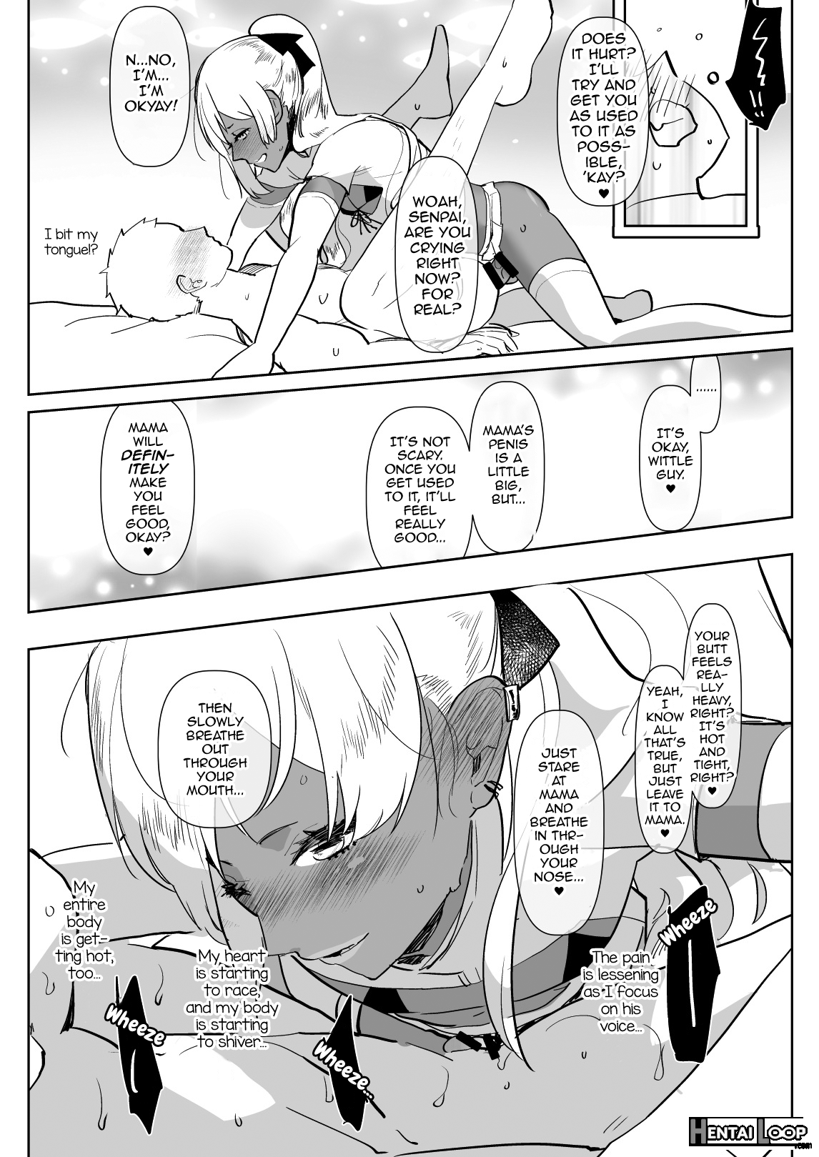 Kurogal Kouhai Otokonoko Deliheal ~ Gyaku Anal Course page 13