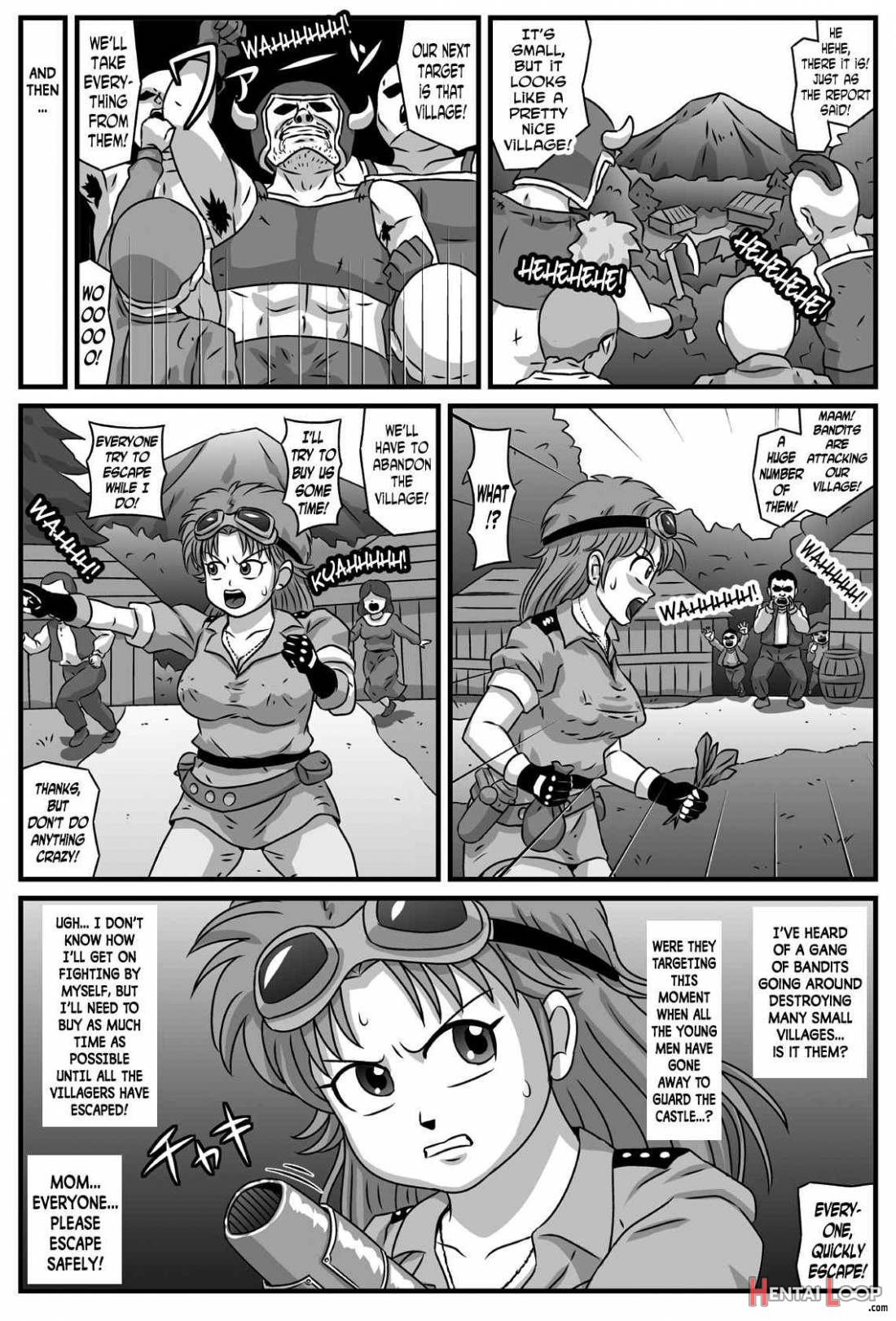 Kyonyuu Oyako Ga Touzoku-dan No Nikubenki Ni Nattara page 2
