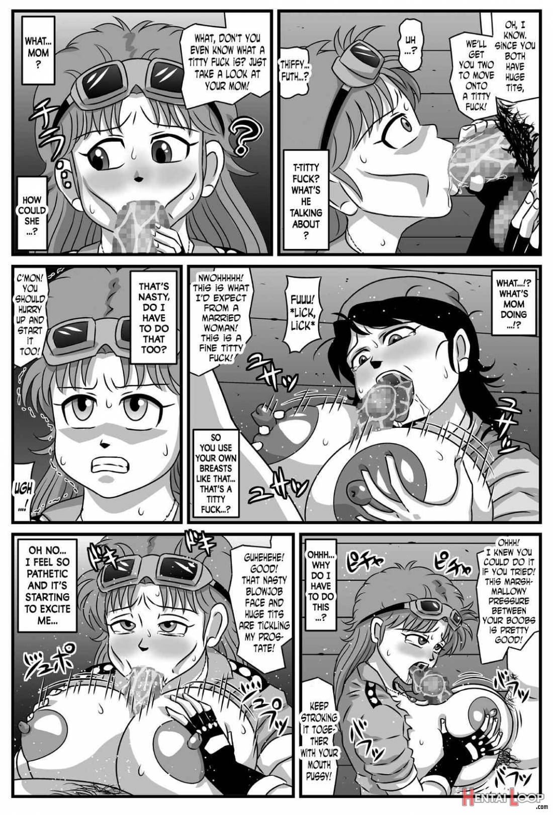 Kyonyuu Oyako Ga Touzoku-dan No Nikubenki Ni Nattara page 20