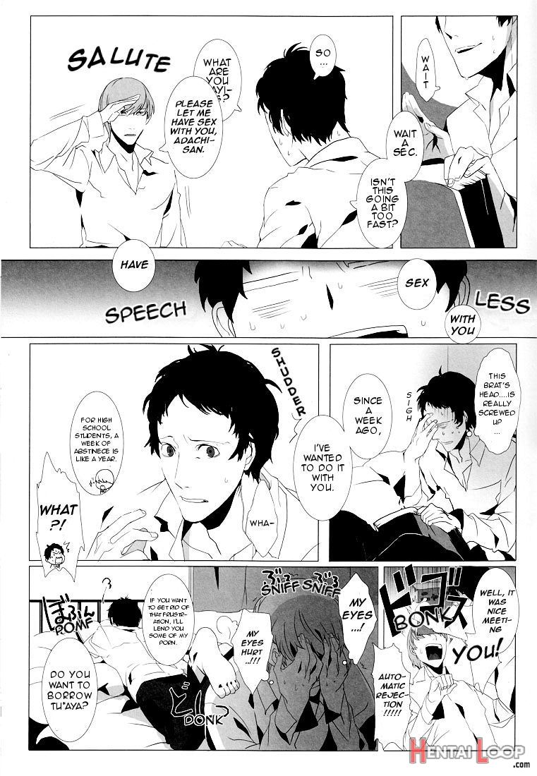 Let's Eat. A Delicious Hero X Adachi Doujinshi page 10