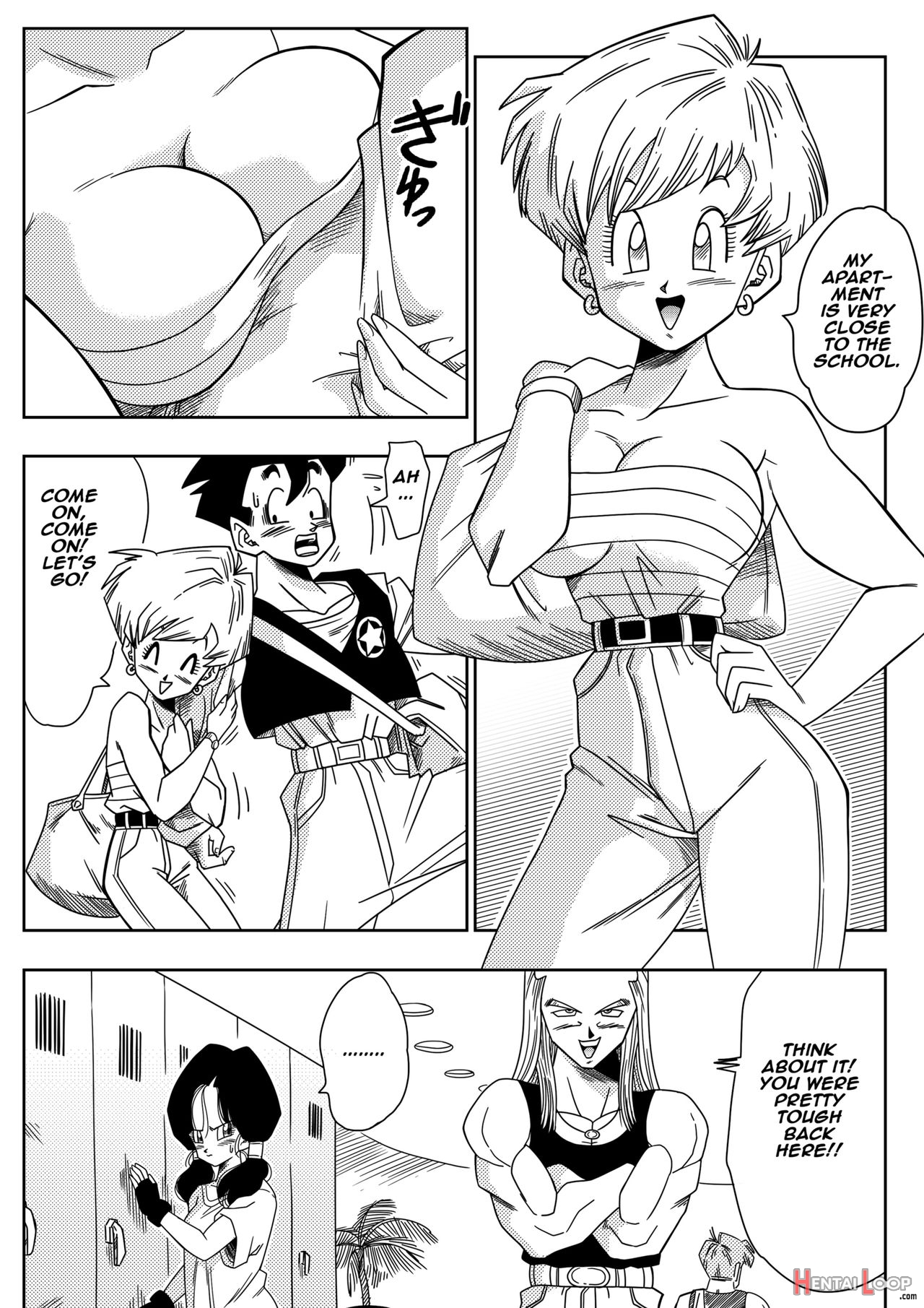 Love Triangle Z Part 1 - Gohan Meets Erasa "let's Make A Lot Of Sex, Ok? page 4