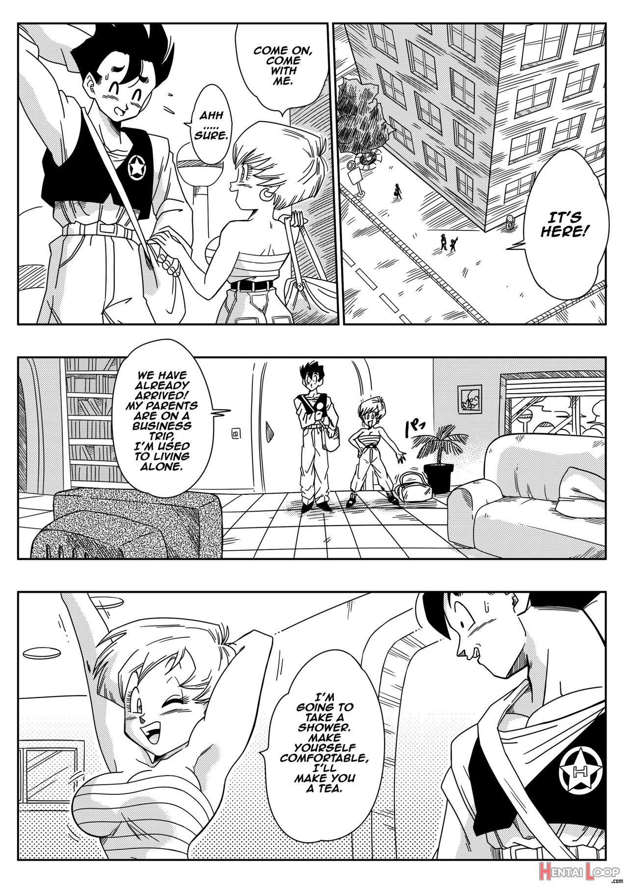 Love Triangle Z Part 1 - Gohan Meets Erasa "let's Make A Lot Of Sex, Ok? page 5