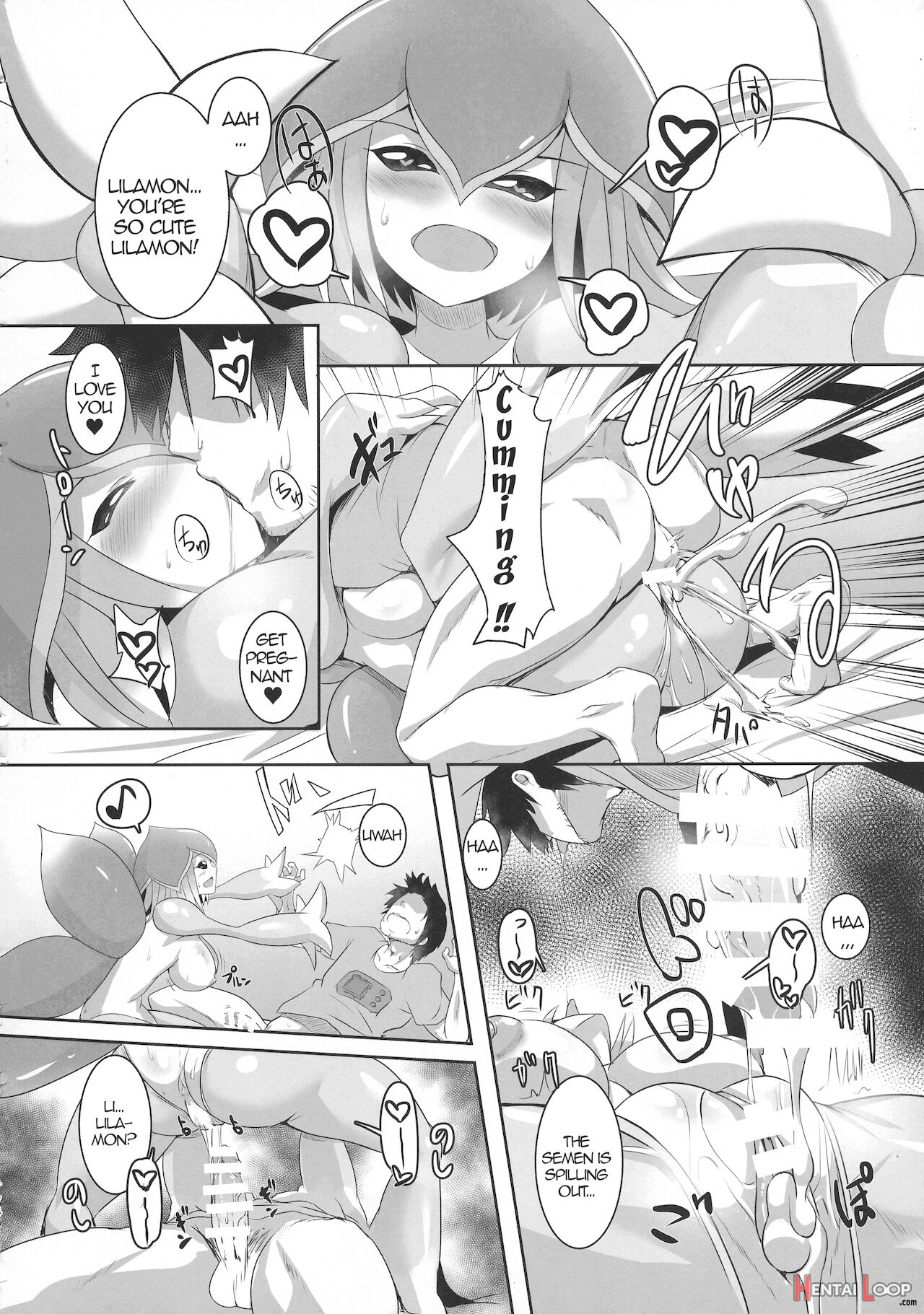 Lovey-dovey Sex Life With Lilamon Evolution! page 8