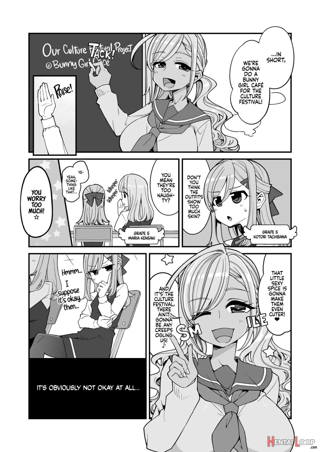 Machi Gakuen Shugeibu Gyaku Bunny Kissa page 3