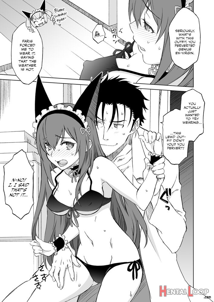 Makise Kurisu Maid Bikini De Namahame Sex Chitsunai Shasei page 3